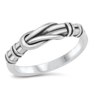 Sterling Silver Oxidized Ring 5mm 925 Fashion Band